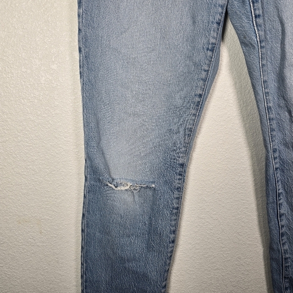 Madewell The High Rise Slim Boyjean in Neal Wash: Tencel Denim Edition Size 25 - Picture 3 of 10